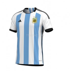 Koszulka Argentyna Domowe Stroje Piłkarskie World Cup 2022 Krótki Rękaw